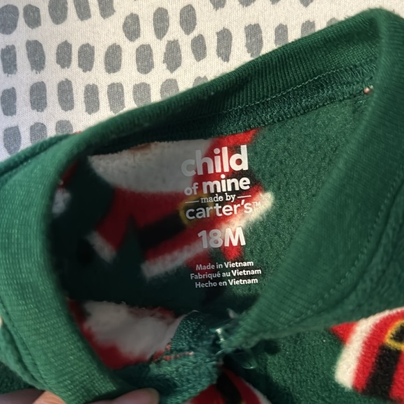 Boys Christmas Pajama Jumpsuit Pair - Picture 3 of 5